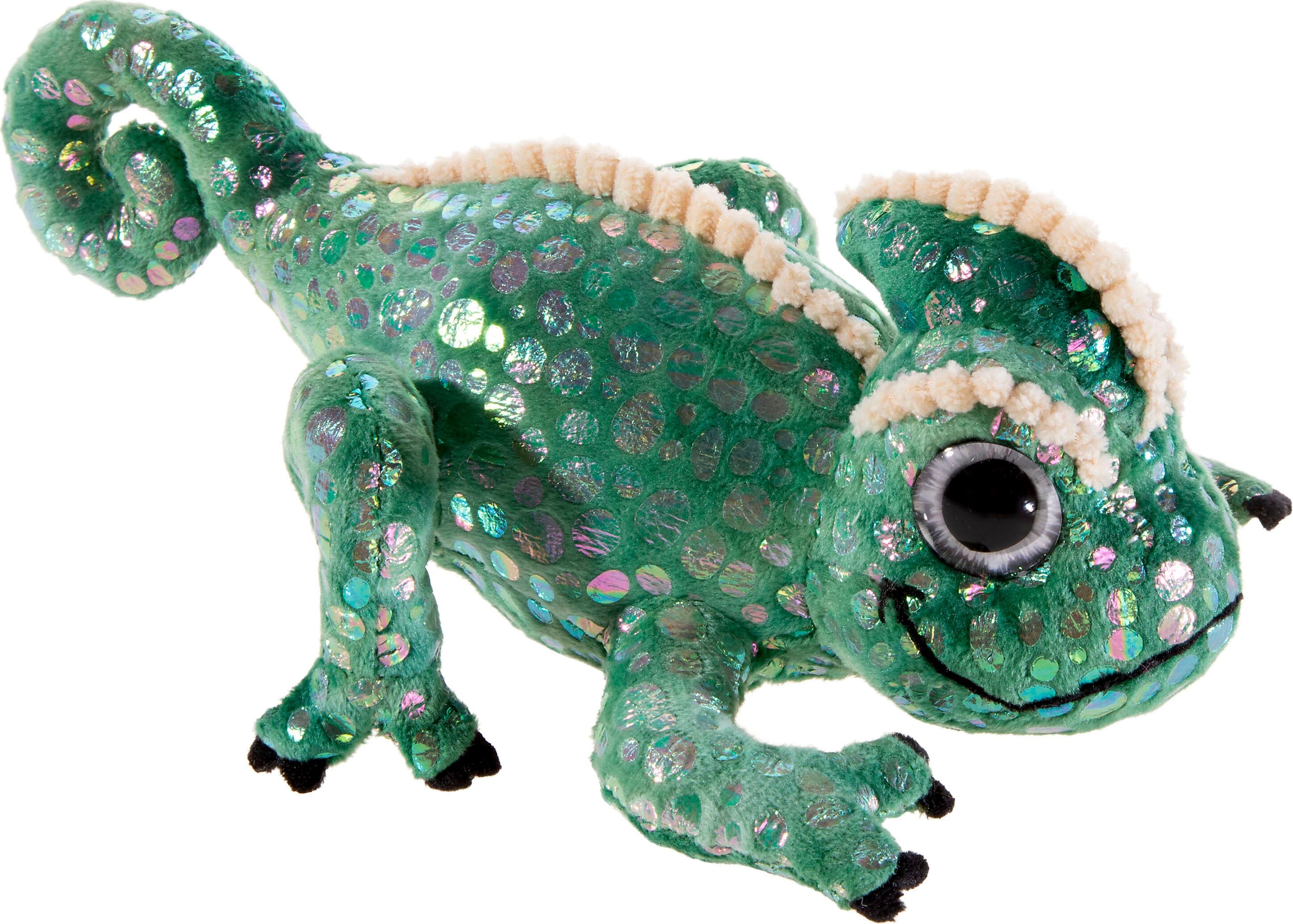 Kuscheltier HEUNEC "Die Schule der Magischen Tiere, Chameleon Caspar klein", grün, Plüschfiguren, Kinder, Kuscheltier