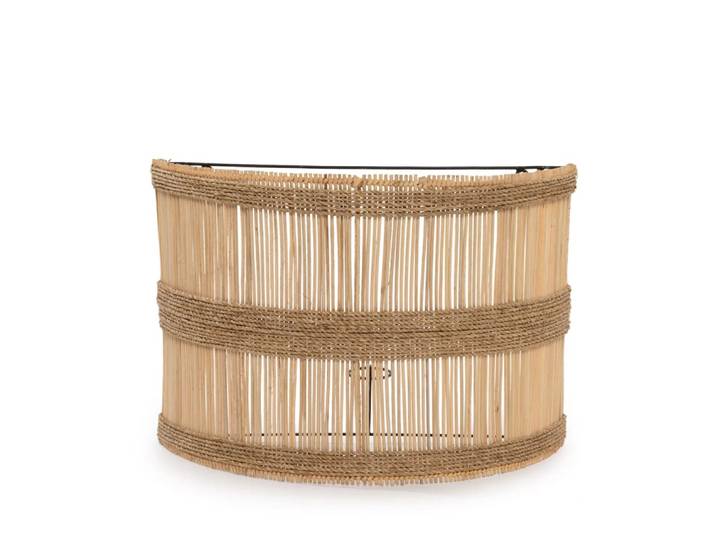 Applique en rotin naturel