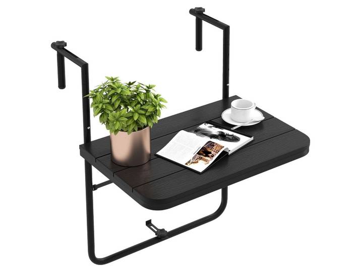 BALKONHÄNGETISCH Schwarz