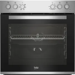 Beko BBUE12020X Einbauherdset: Glaskeramik-Kochfeld mit Edelstahlrahmen