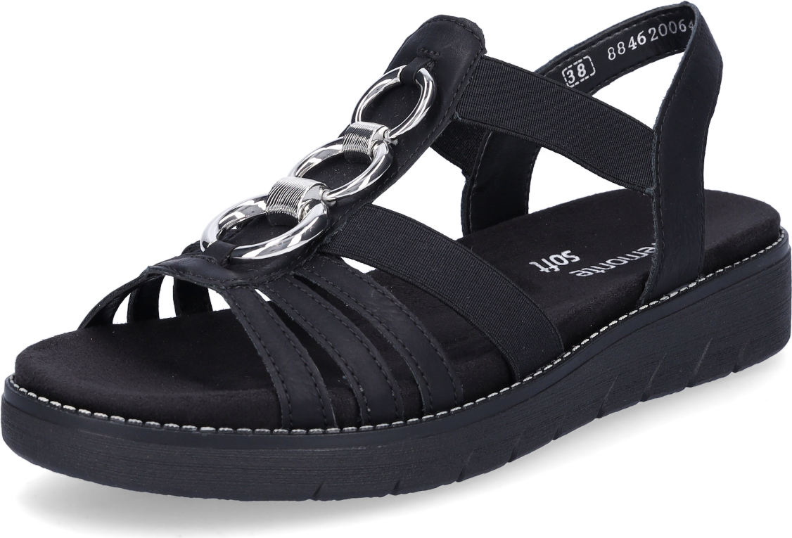 Remonte Damen Sandale schwarz