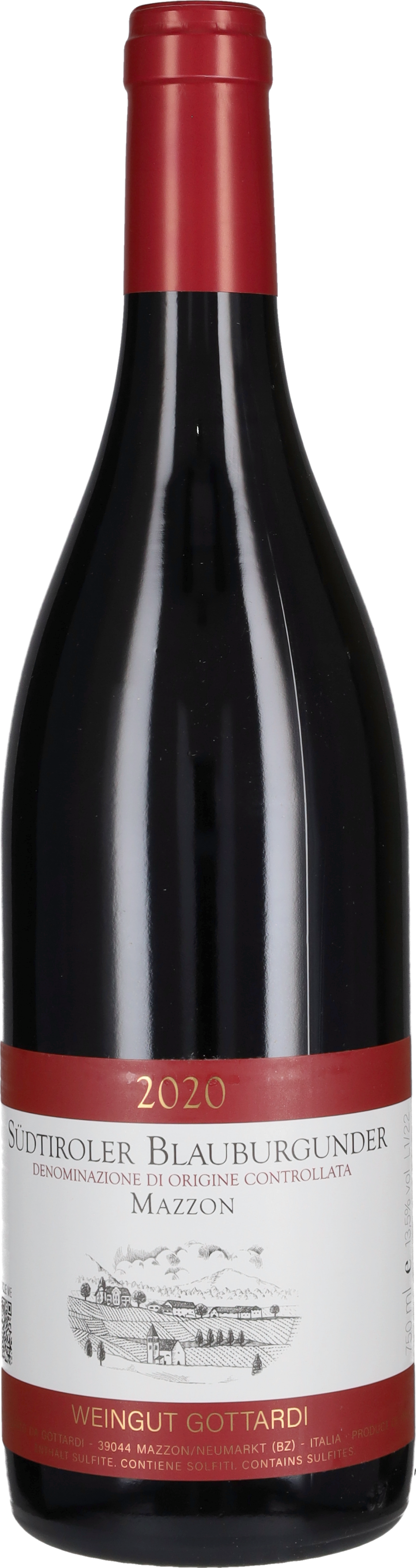 Pinot Nero Weingut Gottardi 2020