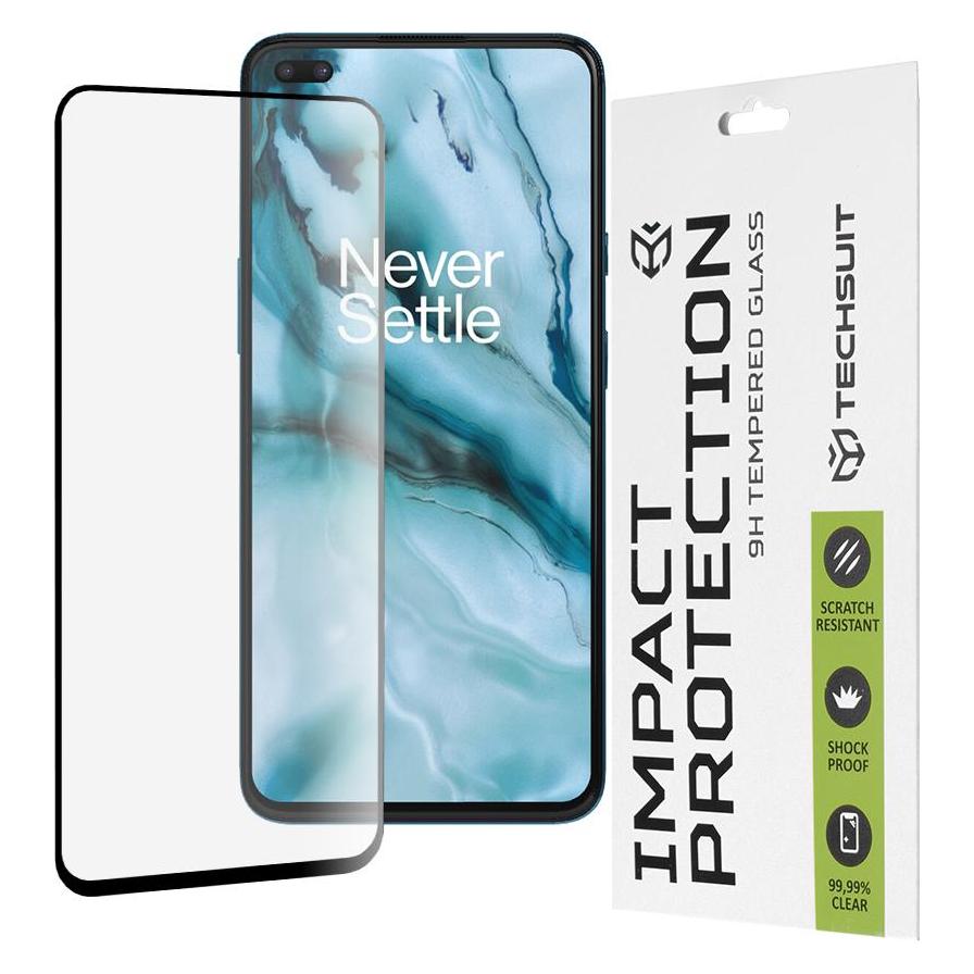 Techsuit - 111D Full Cover / Full Glue Glass - OnePlus Nord 5G - Black (OnePlus Nord 5G) (56364955)