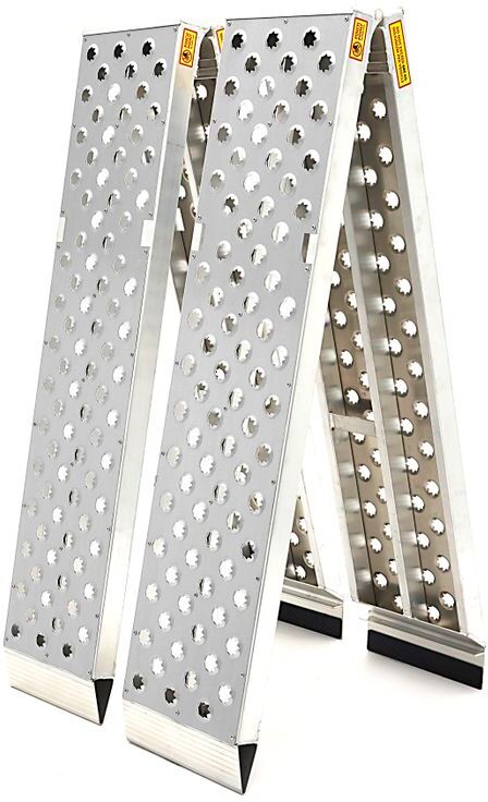 HBM-Aluminium-Doppelrampe 1360 kg 2740 mm x 355 mm
