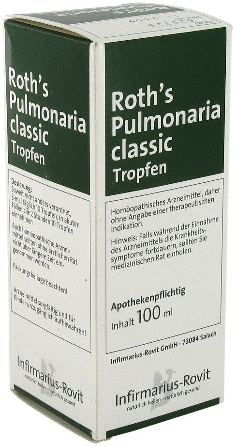 Roths Pulmonaria classic Tropfen 100ml