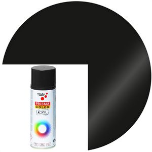 Schuller Sprühfarbe Prisma Color RAL 9005, 400 ml, schwarz, glänzend, Acryllack