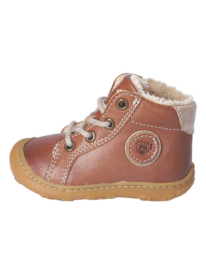 PEPINO Leder-Winterboots "Georgie" in Hellbraun - 19