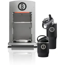 BEEFER One Pro DE/AT 50 mbar Propan 800°C Oberhitzegrill mit Thermobecher & Thermobehälter im Set - 1110001-Set1