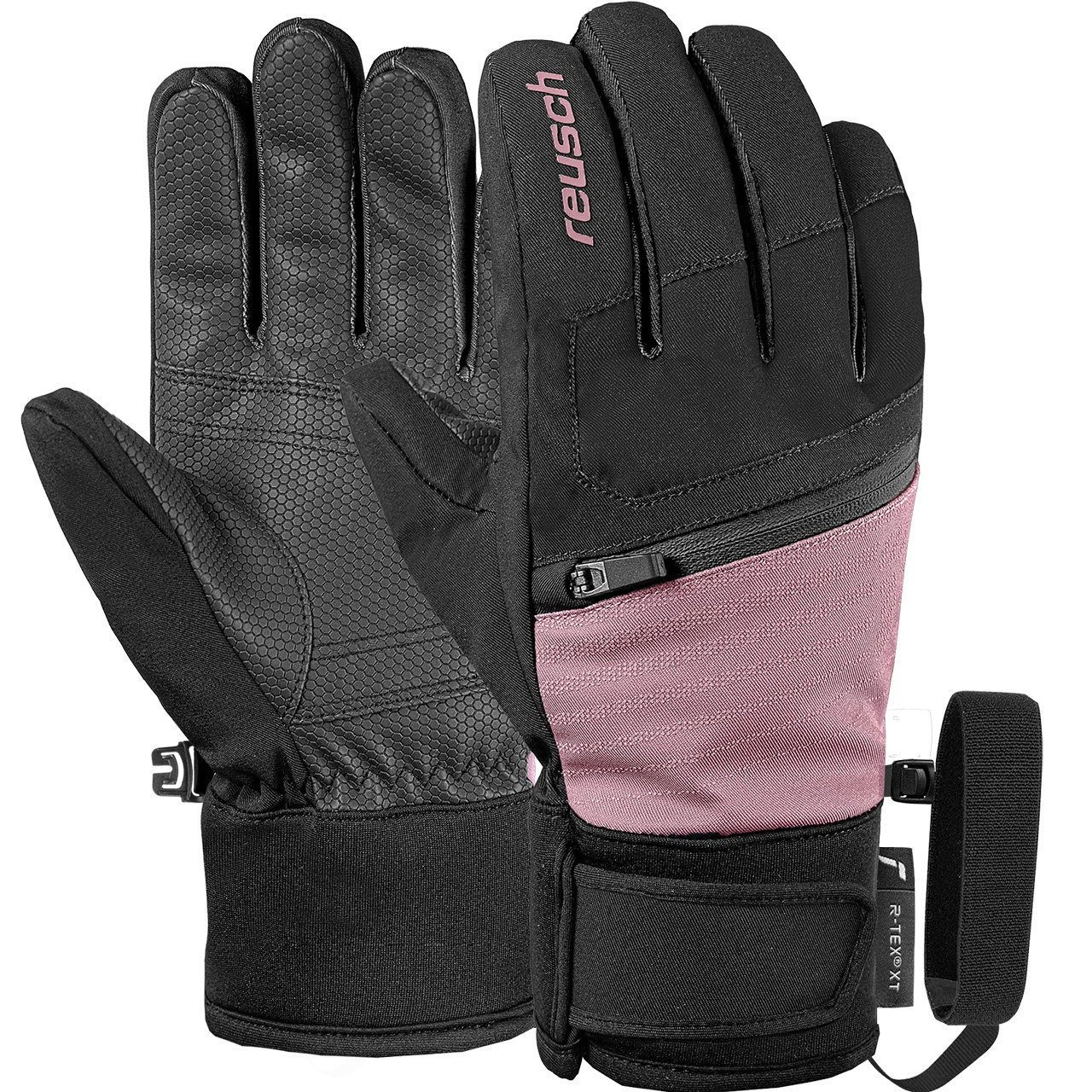 Reusch Kinder Skihandschuh LEO R-TEX black/orchid - 5,0
