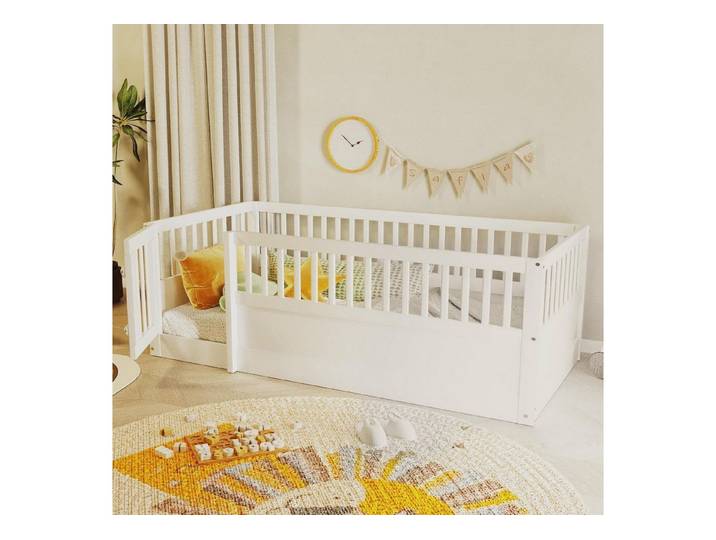 LuxusKollektion Kinderbett Kinderbett 90x200 cm mit Tür