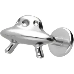 Titan Labret mit Innengewinde UFO