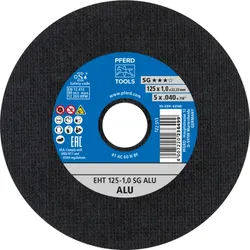 PFERD TOOLS Trennscheibe EHT gerade Leistungslinie SG ALU für Alu - 61341115