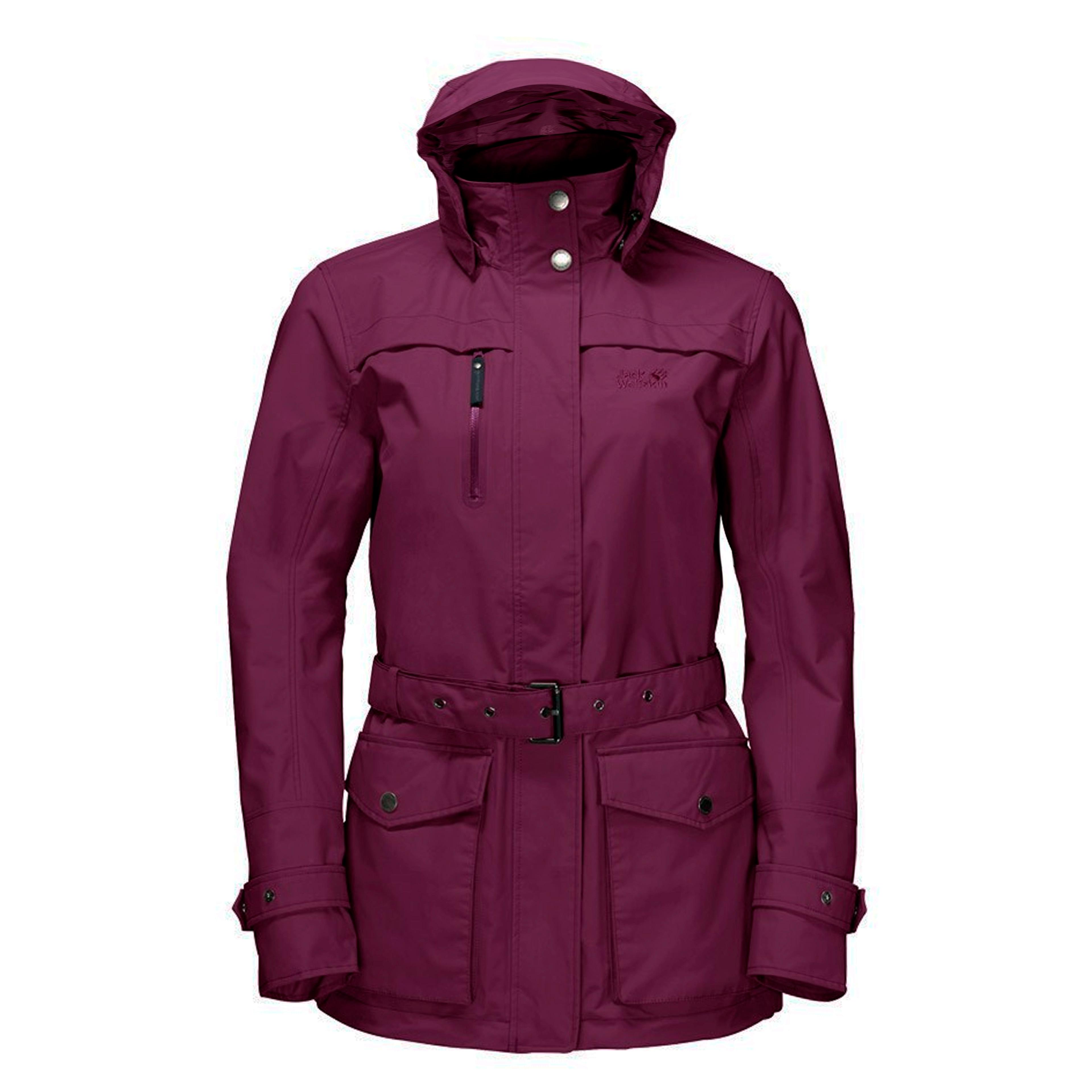 Jack Wolfskin Kimberley Womens Burgund Parka Jacke