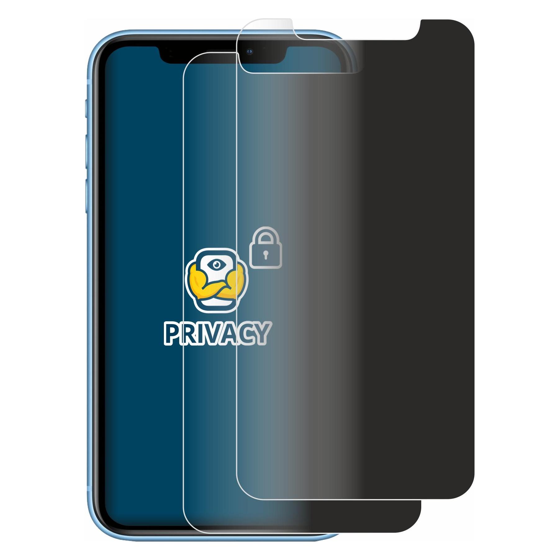 Brotect Sichtschutzfolie Anti-Spy Privacy Folie Blaulicht-Schutz (Apple iPhone XR) (4333795)