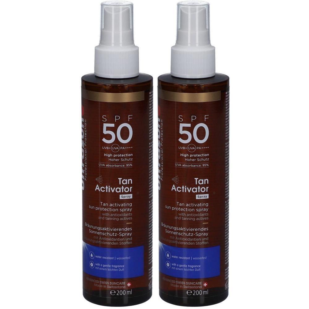 Ultrasun Tan Activator Spray SPF 50 x2 2x200 ml Gel