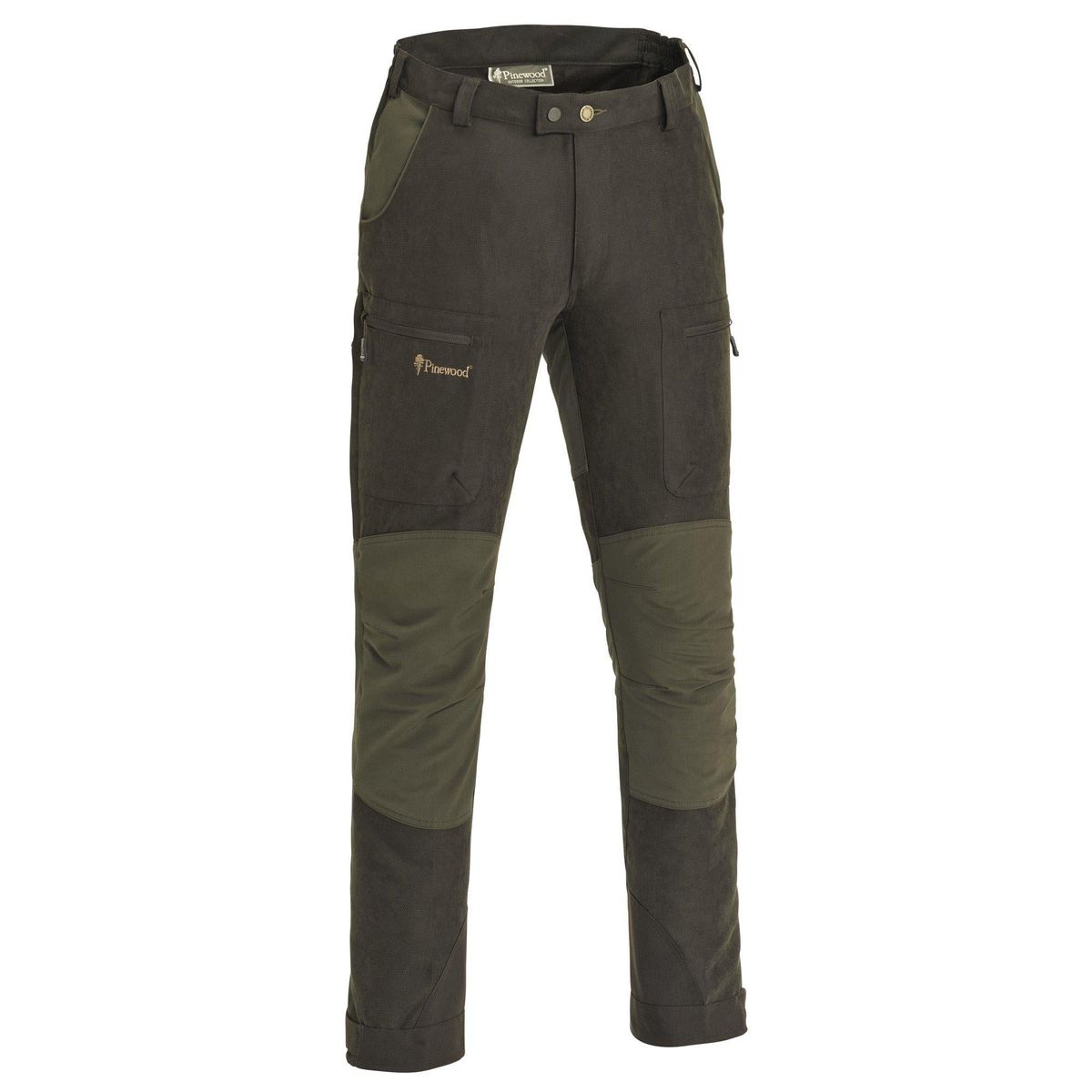 Pinewood Furudal Caribou Hunt Extreme Trouser suede brown/d.olive (244) C62 1-59860244062