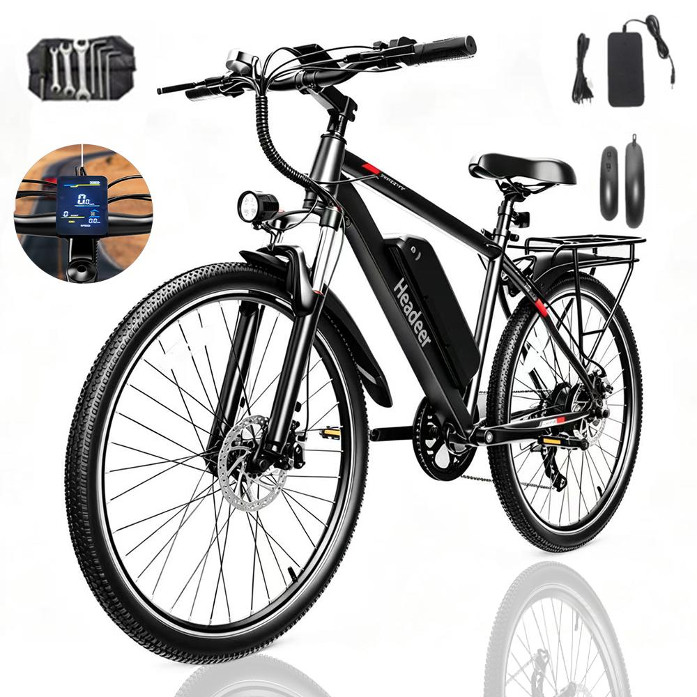 BK1350 Erwachsene City-Elektrofahrrad, 48V 15Ah Akku, Scheibenbremsen vorne und hinten, Federgabel vorne, Reichweite: 90 km