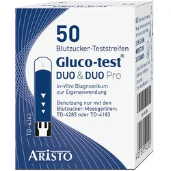 GLUCO TEST DUO Teststreifen 50 St