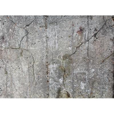 Fototapete LIVING WALLS "Designwalls Old Concrete", grau, B:3,5m L:2,55m, Vlies, Tapeten, Vlies, Wand, Schräge, Decke