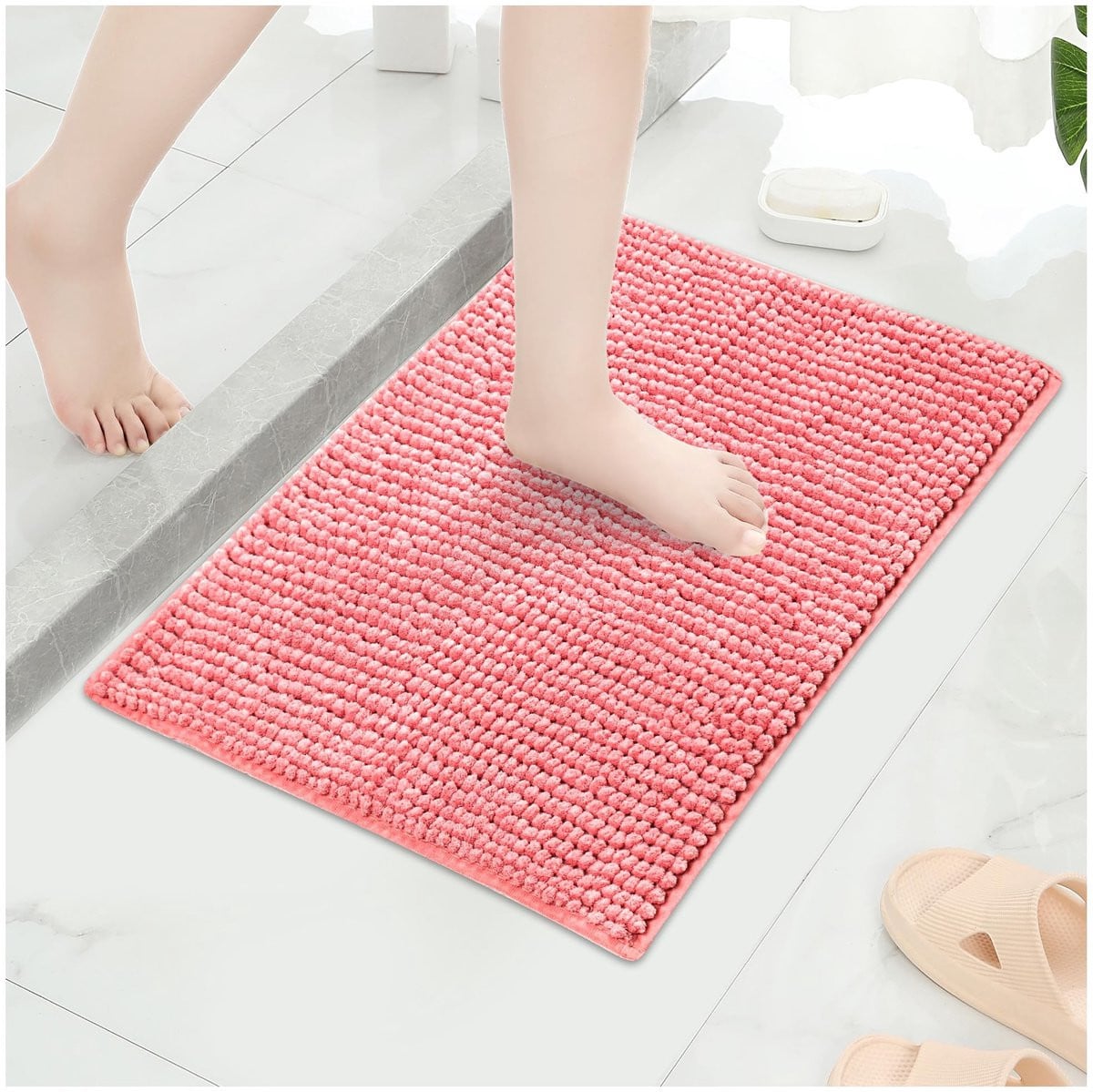 Luxe Antislip Badmat voor Badkamer en Keuken Breedte: 60 cm, Lengte: 90 cm