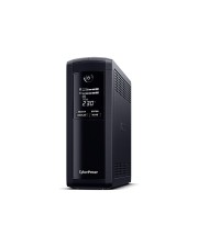 Cyber Power Systems CyberPower Systems CYBERPOWER Line-Interactive 1200VA/720W USB HID Compliant AVR LCD Ausgang 5 Schuko schwarz Offline- USV (VP1200ELCD)