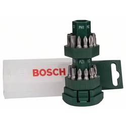 Bosch Accessories Promoline 2607019503 Bit-Set 25teilig Schlitz, Kreuzschlitz Phillips, Kreuzschlitz Pozidriv, Innen-Sechsrund (TX) inkl. Bithalter