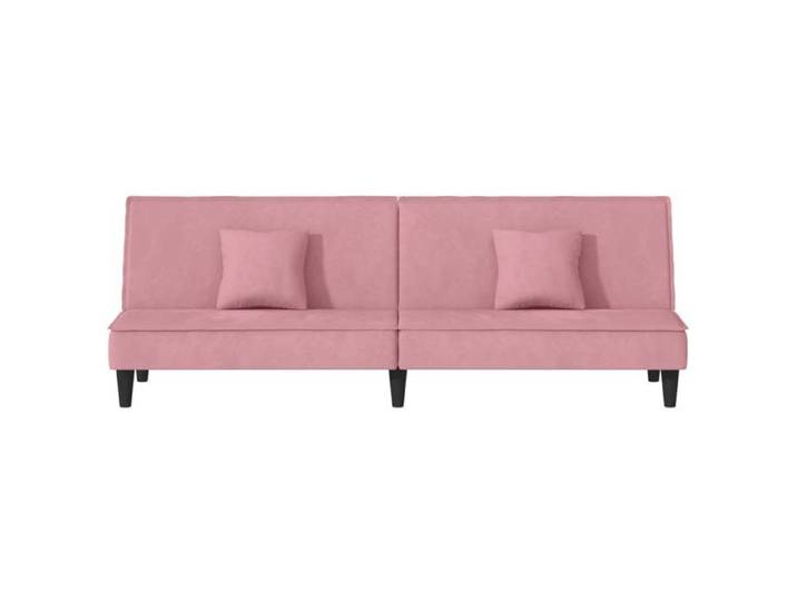 Rose SOFA Convertible - Moderne - Canapé-lit - rose velours C606