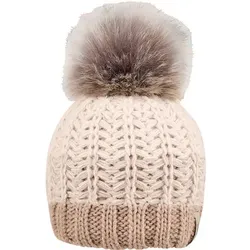 STERNTALER Strickmütze Farbverlauf, Größe 45 in Beige Beige