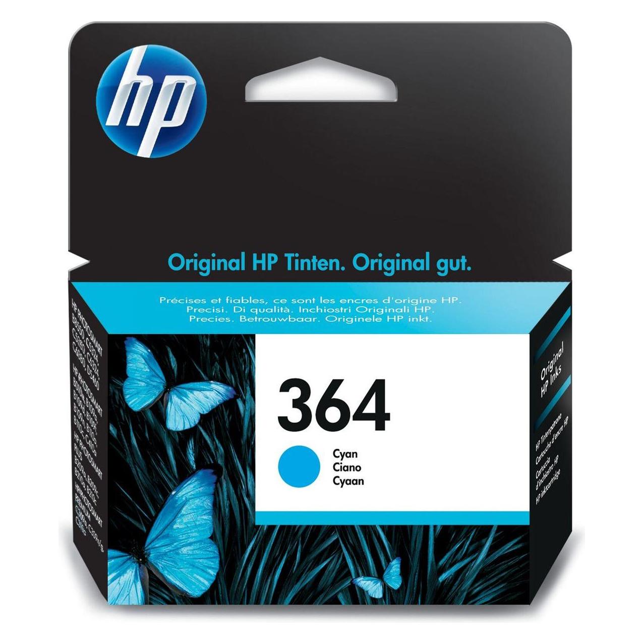 HP 364 - Cyan - Original - Tintenpatrone - für Deskjet 35XX (C) (CB318EE#ABE)