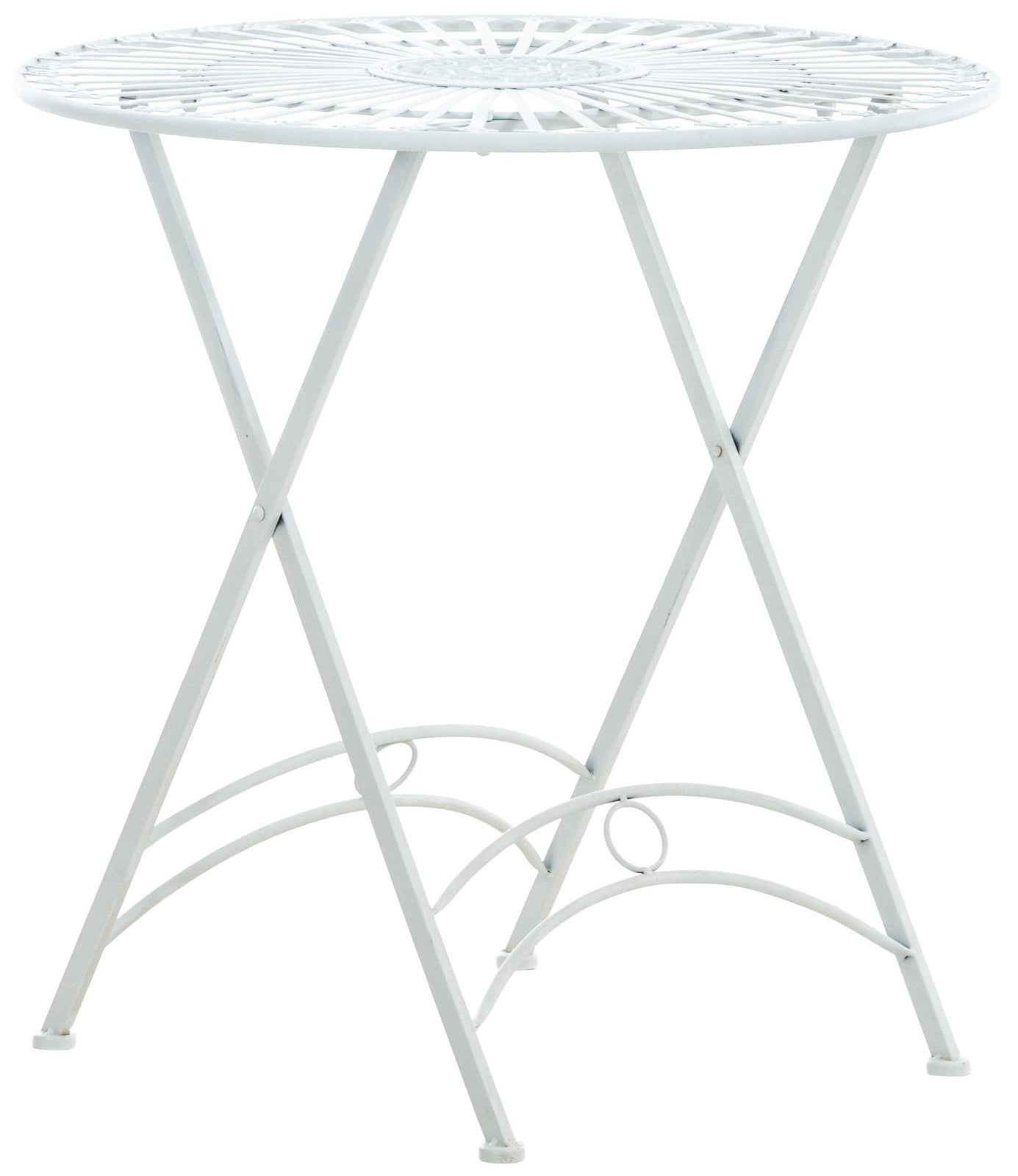CLP Bistrotafel Tegal wit ijzer voor tuin en terras