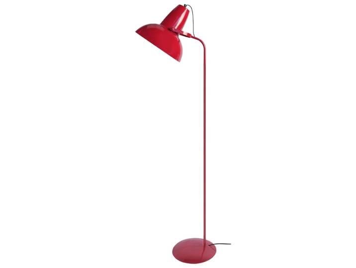 Lampadaire liseuse métal rouge abat-jour rouge