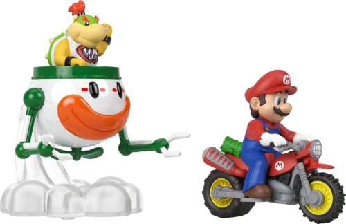 Hot Wheels The Super Mario Galaxy Movie 2-pack Mario & Bowser Jr.
