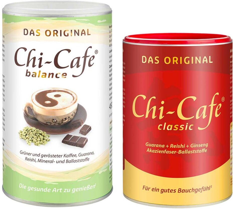 Dr. Jacob's Chi-Cafe Balance mit Mineralstoffen + Classic mit Guarana