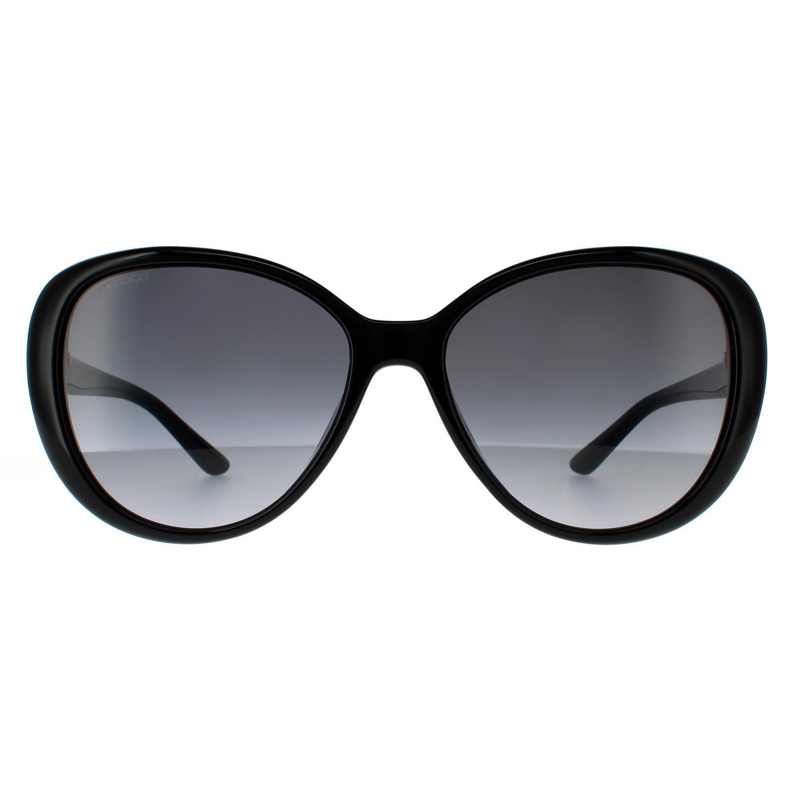 Jimmy Choo zonnebril Amira/g/s 807 9o zwart donkergrijze gradiënt