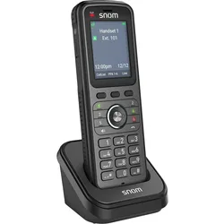 Snom M56 IP67 zertifiziertes DECT Mobilteil für M500, Telefon, Schwarz