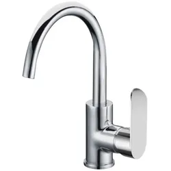 AqvaZone AqvaBasic IV Waschtischarmatur 002757440 chrom, Hebel seitlich