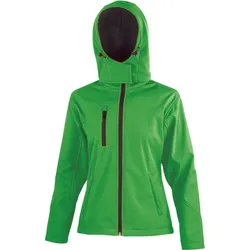 Result Damen 3-Lagen Softshell Kapuzenjacke Softshell-Jacke R230F