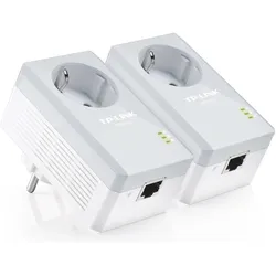 TP-Link TL-PA4010P KIT Starter Kit (600 Mbit/s), Powerline, Weiss