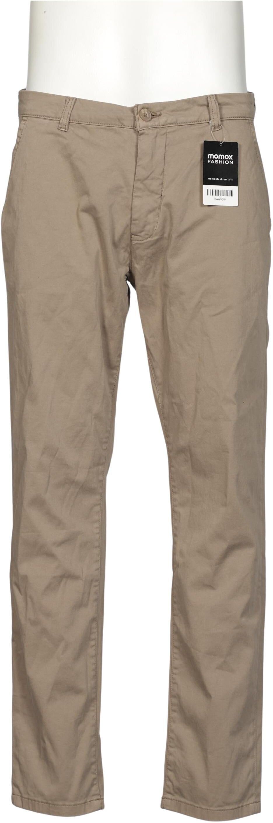 Casual Friday Herren Stoffhose, Beige, Gr. W32, Baumwolle / Elasthan - Second Hand