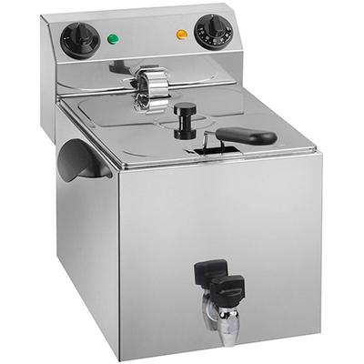 Elektro-Friteuse - AMITEK FC10L - 230 V - Fassungsvermögen 10 l