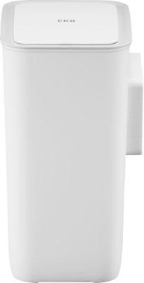 EKO Morandi Smart Sensor-Abfalleimer, Kunststoff, Wandmontage, Sensor & Touch-Schalter, B 259 x T 165 x H 310 mm, 8 Liter, weiß