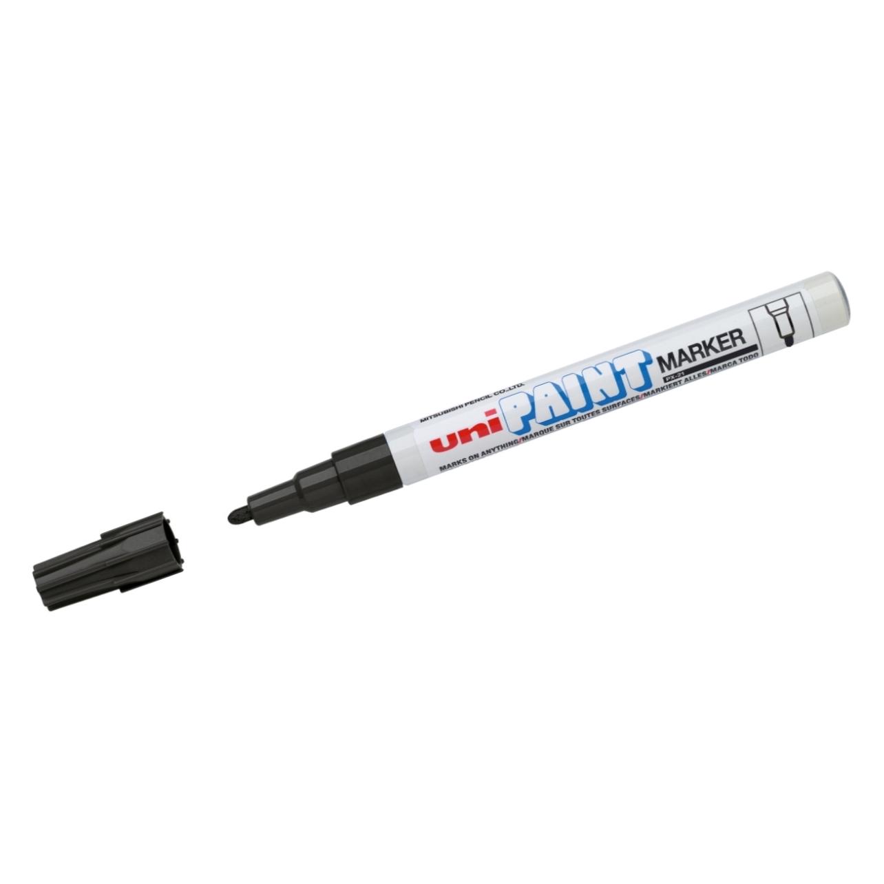 Uni-ball Permanent-Marker PAINT (PX-21), schwarz (1x) (PX-21 N)