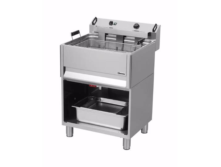 Bartscher Elektro-Backwarenfritteuse BF30EOU Gastro Fritteuse – Gastro Friteuse – grau