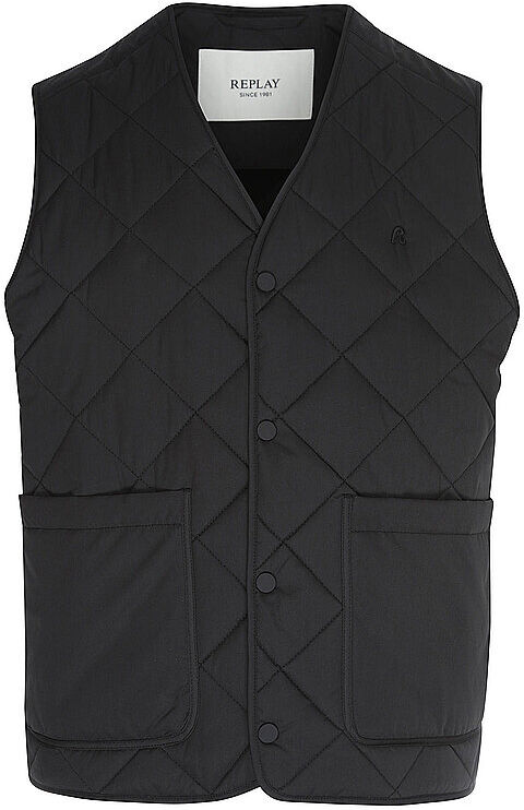 REPLAY Steppgilet  schwarz   S S