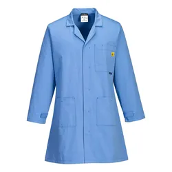 ESD Antistatik Kittel "AS10" - XXL - hellblau
