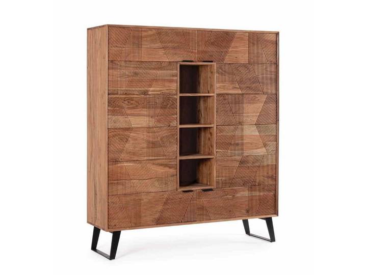 Feeling4Home Highboard Isar aus Akazienholz, 145 cm