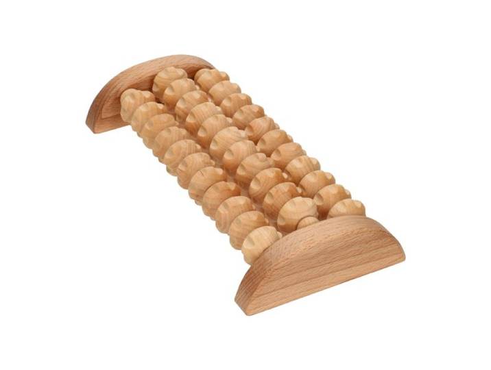 Massageroller, voeten, beukenhout