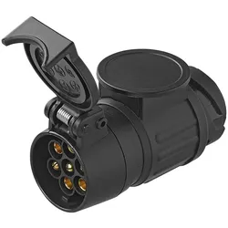 ProPlus 343514 Anhänger Adapter von 13 auf 7 polig Kurzadapter