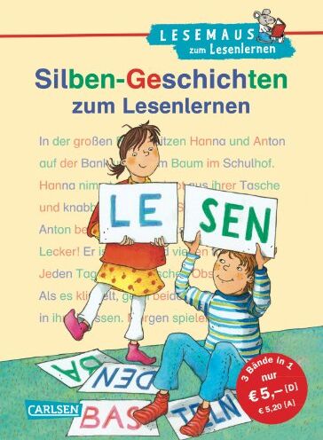 Julia Boehme - LESEMAUS zum Lesenlernen Sammelbände: Silben-Geschichten zum Lesenlernen: Drei Teile in einem Band. Lilli tauscht ihr Pausenbrot; Ein Tor für David; Conni auf Waldsafari - Preis vom 11.10.2026 15:43:13 h