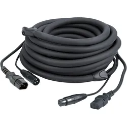DAP-Audio Fp12 Iec/xlr M Iec/xlr F (3 m, XLR Kabel), Audiokabel